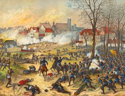 Eroberung von Dijon durch die Deutschen von Max Henze-Dassau