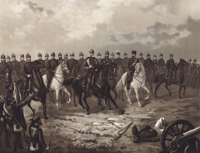 König Wilhelm I. von Preußen und sein Generalstab von Max Henze-Dassau