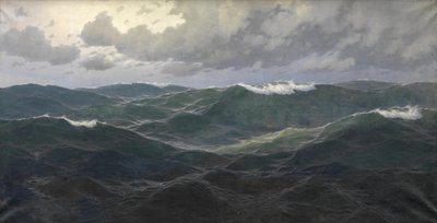 Großes Marinestück von Max Jensen