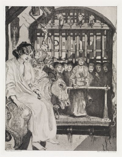 Am Tor (Zelt, Opus XIV, 2. Teil, Nr. 23) von Max Klinger