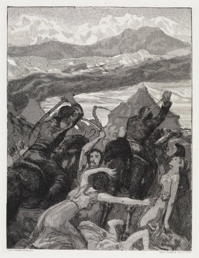 Einbruch (Zelt, Opus XIV, 1. Teil, Nr. 14) von Max Klinger