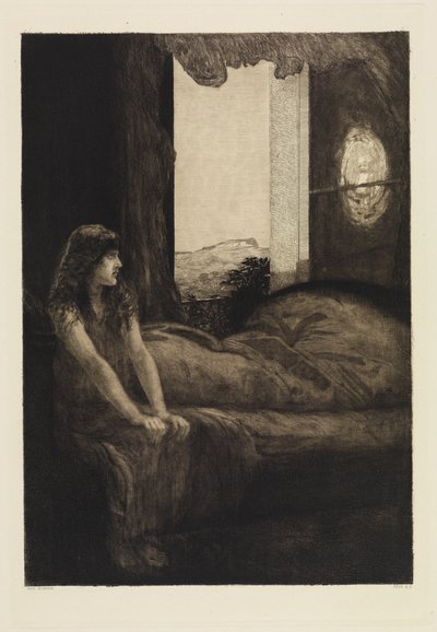 Erwachen (Eine Liebe, Opus X, Blatt 8) von Max Klinger