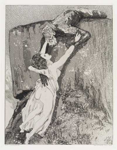 Flucht (Zelt, Opus XIV, 1. Teil, Nr. 21) von Max Klinger