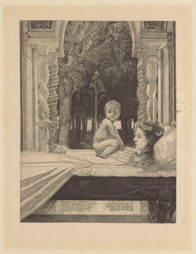 Mutter und Kind, Bl. 10, Vom Tode Zweiter Teil von Max Klinger