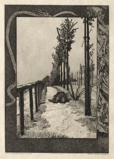Vom Tode I, (Opus II, 1889) Nr. 4 von Max Klinger