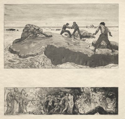 Vom Tode I, Opus II, 1889 Nr. 2 von Max Klinger