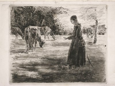 Auf der Weide (bei Delden in Holland) von Max Liebermann