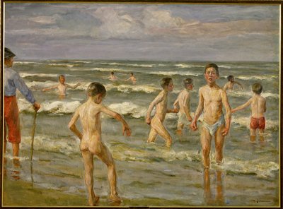 Badende Jungen von Max Liebermann