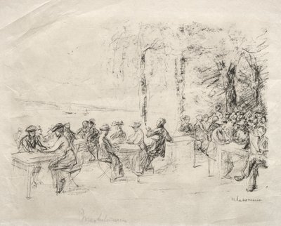 Café an der Havel von Max Liebermann