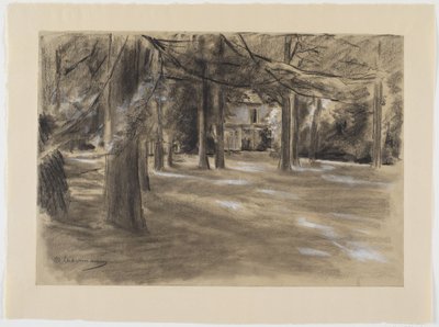 Holländische Parklandschaft mit Haus von Max Liebermann