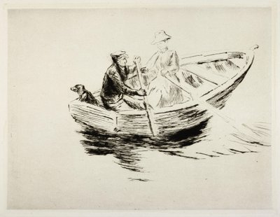 Im Kahn von Max Liebermann