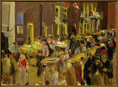 Jodenbreestraat in Amsterdam von Max Liebermann
