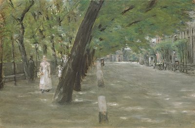 Kirchenallee in St. Georg, Hamburg von Max Liebermann