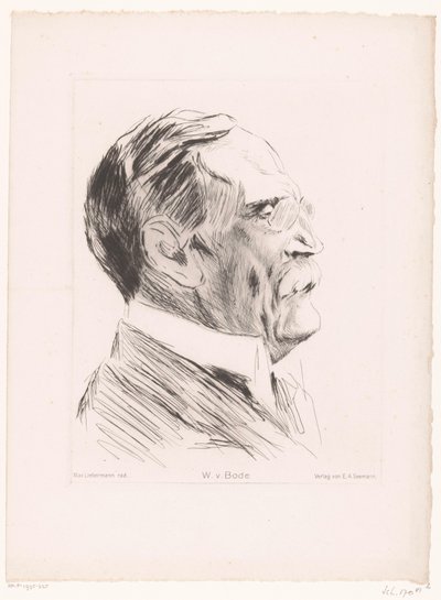 Porträt von Wilhelm von Bode von Max Liebermann