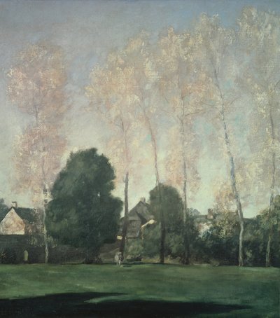 Vereiste Pappeln von Max Meldrum