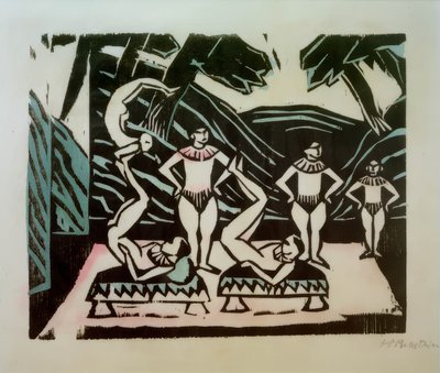 Akrobaten von Max Pechstein