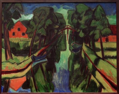 Der Mühlengraben von Max Pechstein