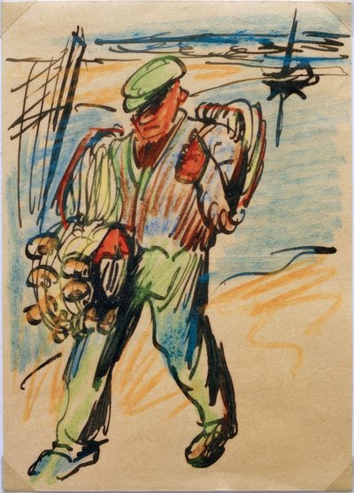 Heimkehrender Fischer von Max Pechstein