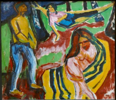 Im Wald bei Moritzburg von Max Pechstein