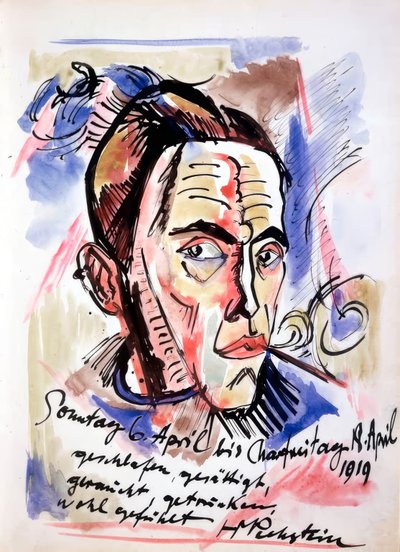 Selbstbildnis von Max Pechstein