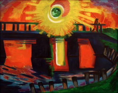 Sonnenuntergang von Max Pechstein
