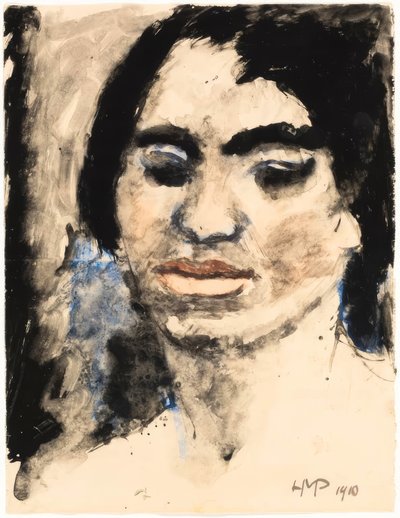 Die Schwiegermutter des Künstlers von Max Pechstein