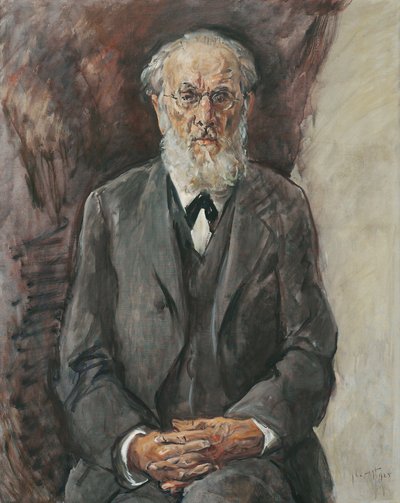 Porträt Professor Carl Stumpf von Max Slevogt