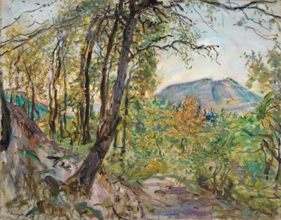 Pfalzische Landschaft von Max Slevogt