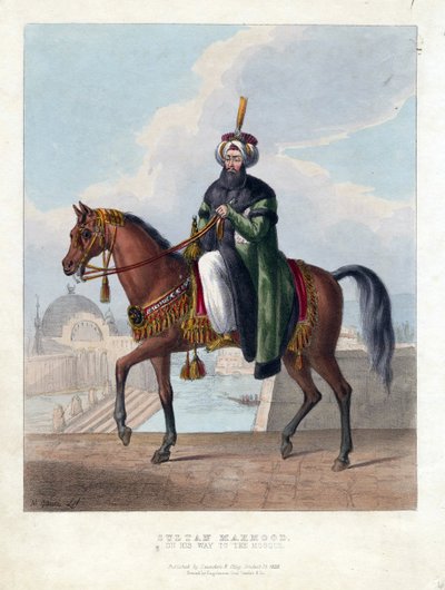 Porträt von Mahmud II., Sultan des Osmanischen Reiches von Maxim Gauci