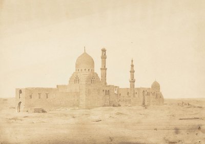 Moschee und Grab der Ayyubiden, in Kairo, Dezember 1849-Januar 1850 von Maxime Du Camp