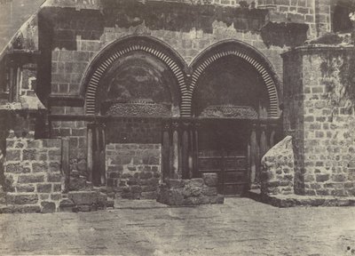 Jerusalem. Untere Arkaden der Kirche des Heiligen Grabes von Maxime Du Camp