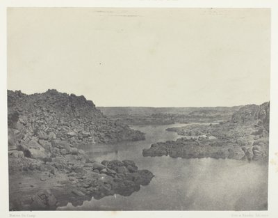 Ausgang des ersten Katarakts, Oberägypten von Maxime Du Camp