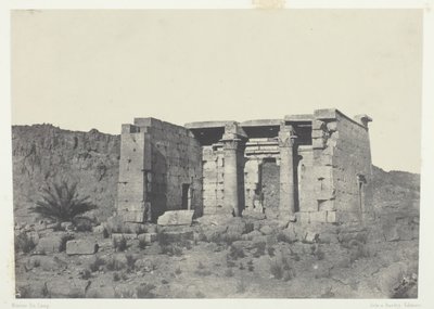 Tempel von Tafeh Ancienne Taphis, Nubien von Maxime Du Camp