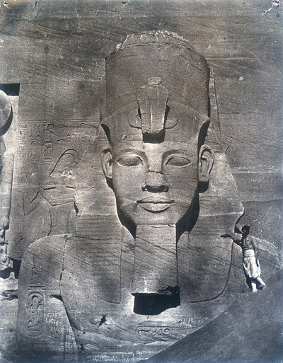 Die kolossale Statue von Ramses II., 1852 von Maxime Du Camp