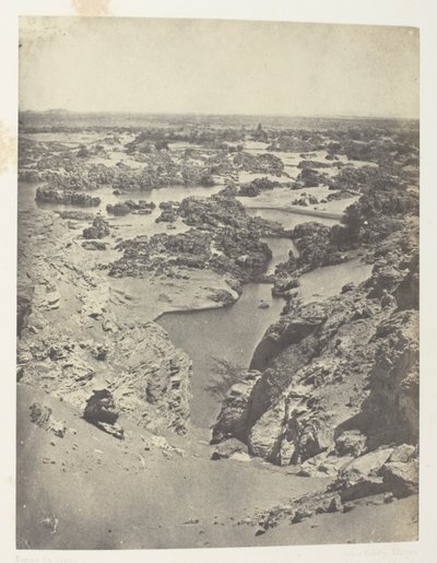 Vue Cavalière De La Seconde Cataracte; Nubien, Tafel 111 aus dem Album "Egypte, Nubie, Palestine et Syrie" (1852) von Maxime Du Camp