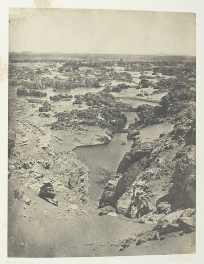 Vue Cavalière De La Seconde Cataracte, Nubien, 1849-51, gedruckt 1852 von Maxime Du Camp
