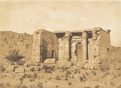 Ansicht des Tempels von Tafah Taphis, 9. April 1850 von Maxime Du Camp