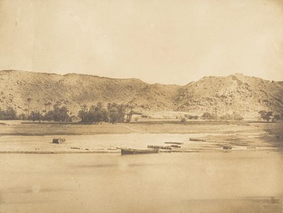 Vue prise au Sud-Est de Philae - Cherk-el-Hesseh, 1849-50 von Maxime Du Camp
