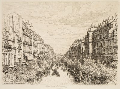 Boulevard Montmartre, Paris von Maxime Lalanne