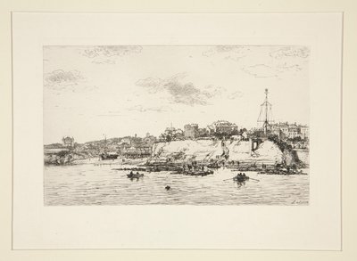Die La Plataine Brücke in Royan von Maxime Lalanne