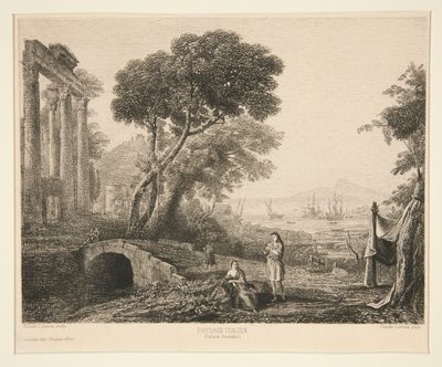 Italienische Landschaft von Maxime Lalanne