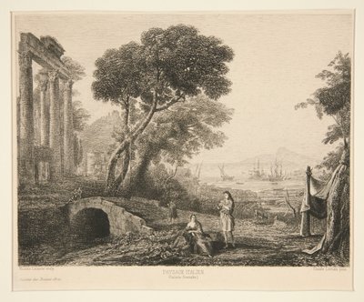 Italienische Landschaft von Maxime Lalanne