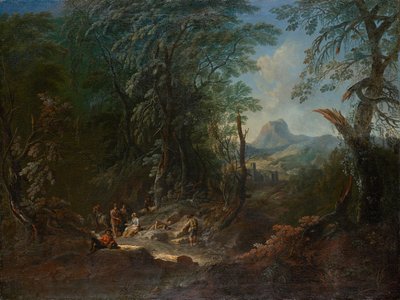 Waldlandschaft "Morgen" von Maximilian Joseph Schinnagl