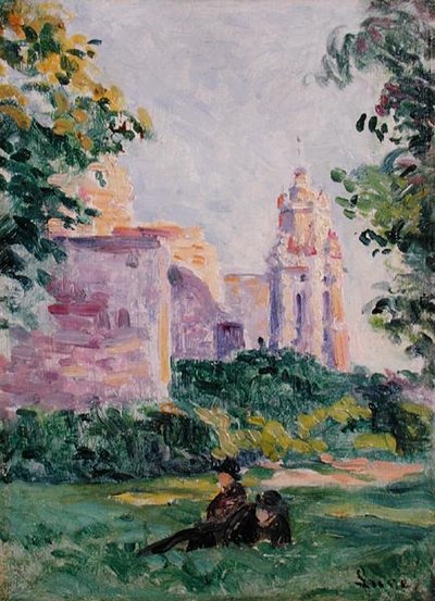 Rast im Gras, ca. 1897 von Maximilien Luce