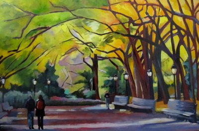 Lebendiger Herbstpark von Maxine Shore