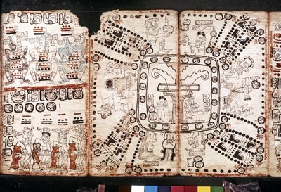 Maya-Zivilisation: Codex Tro-Cortesiano, Mitte des 15. Jahrhunderts von Mayan Mayan