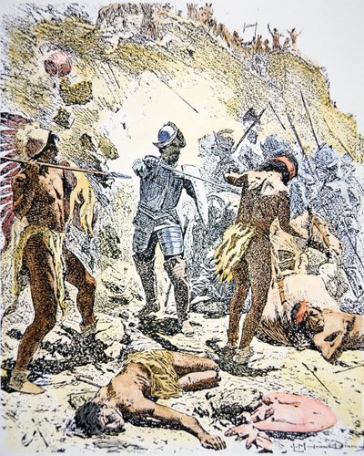 Der Pueblo-Indianer-Aufstand von 1680 von Maynard Dixon