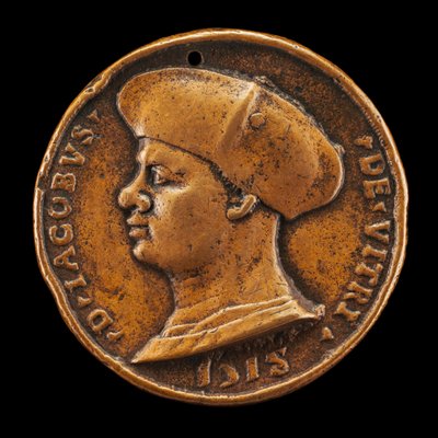 Jacques de Vitry-La Lièere, gestorben 1515, Kanoniker, Dekan und Kanzler [Vorderseite], 1518 von Medallist of 1518