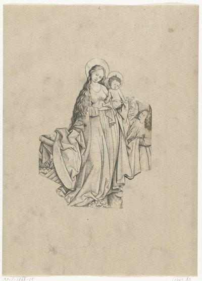 Maria mit Kind von Meester E.S.