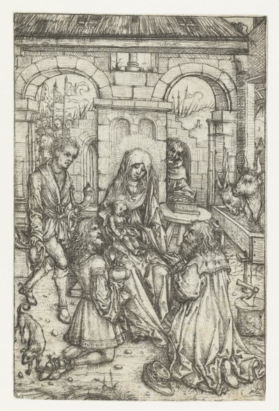 Anbetung der Könige von Meester van het Amsterdamse Kabinet